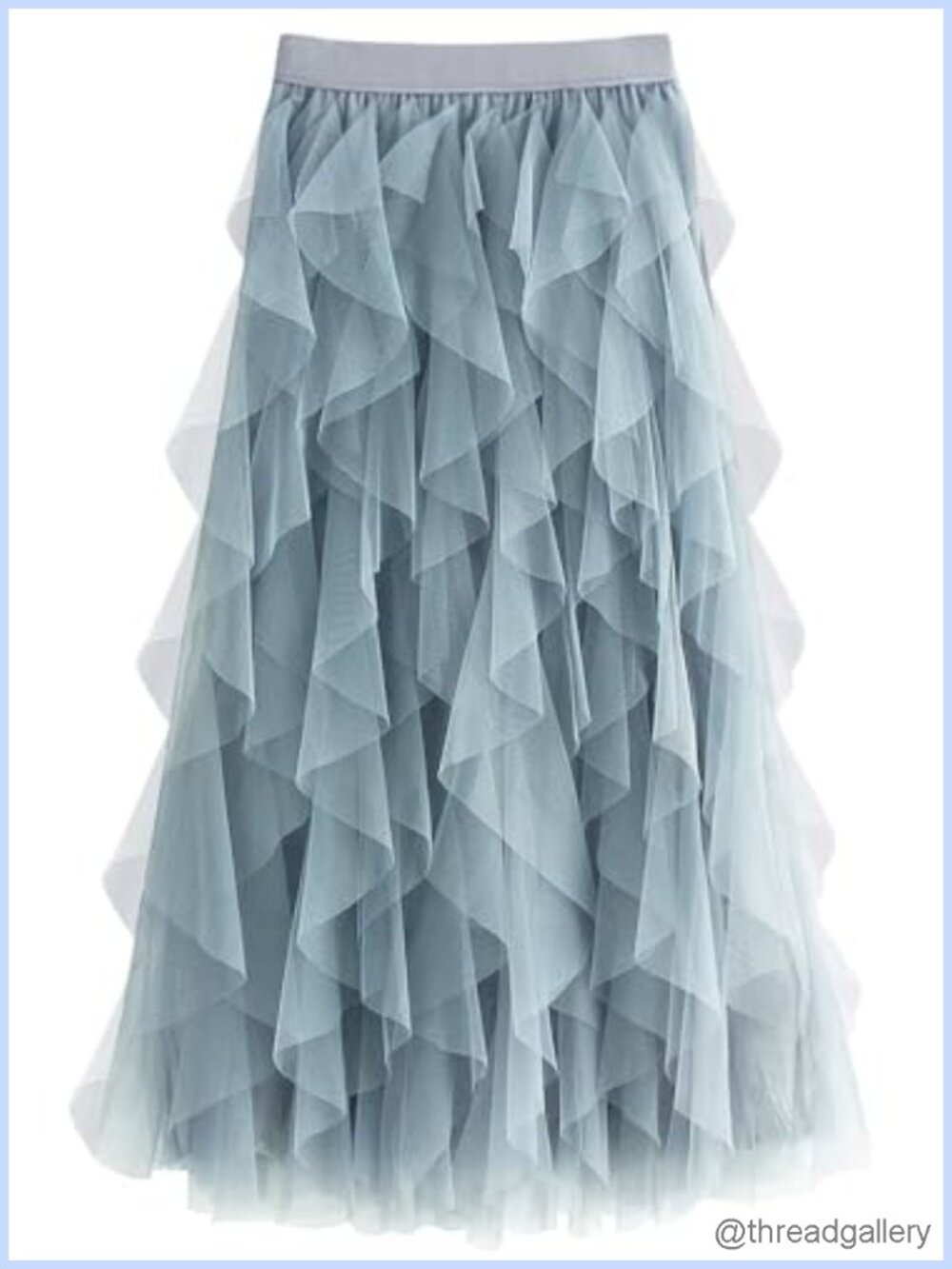 Women's Long Tulle Skirt Fairy Tiered A-Line Tutu Maxi